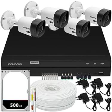 Imagem de Kit CFTV 04 Câmeras VHC 1120 B MHDX 1204 500GB 1A