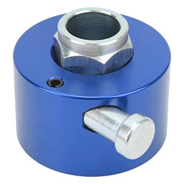 Imagem de Adaptador de Cubo de Volante de aço InoxidáVel para Serviço Pesado de Alta Precisão 3/4 Kit de Liberação RáPida de Botão de Pressão de Eixo para Volante de 3 Furos Azul