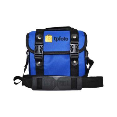 Imagem de Bolsa Profissional P/ Equipamento Fotográfico Olimpus I Azul - Tudopra