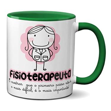 Imagem de Caneca Fisioterapeuta Mais Importante É Dar O Primeiro Passo (Verde)