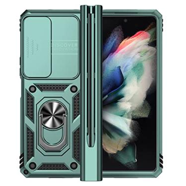 Imagem de Capa protetora antiderrapante para celular para Samsung Galaxy Z Fold 4 5G Fold4 Zfold4 Capas anti-queda, verde, para Samsung Z Fold 4