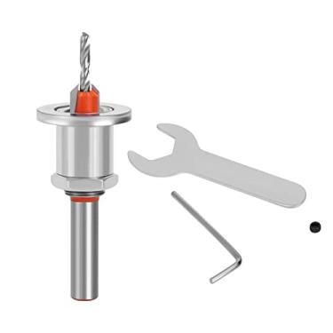 Imagem de Generic Broca Escareada Brad Point Instalação Simples Multifuncional Haste Redonda Broca de aço para Trabalhar Madeira, 3MM, Tamanho real