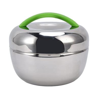 Imagem de Lancheira,Recipiente De Almoço Isolado Para Comida Quente, Lancheira Aquecedora De Alimentos Portátil Para Carro E Casa, Lancheira A Vácuo De Aço Inoxidável De 2 Camadas Para Crianças Adultos, Almoço