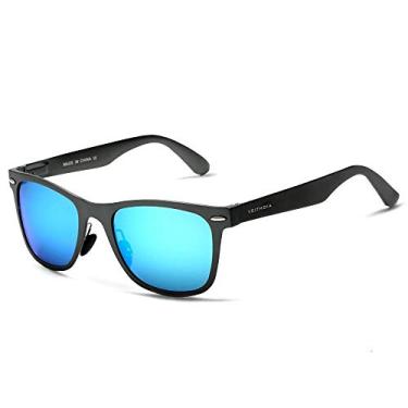 Imagem de Oculos de Sol Masculino Square Retro VEITHDIA com Proteção Uv400 Polarizados Anti-Reflexo VT2140 (C3)