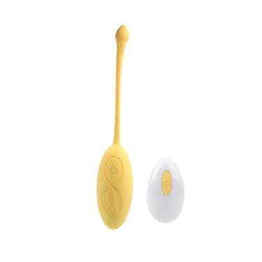 Imagem de Vibradores Sem Fio 12 Frequências Estimulador Clitóris e Ponto G Bolas Sexual Feminino Zatla Shop (Amarelo)