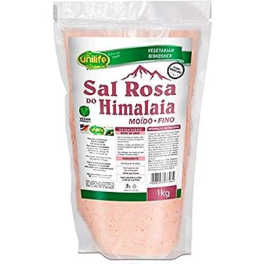 Imagem de Sal Rosa do himalaia moído fino Unilife 1Kg