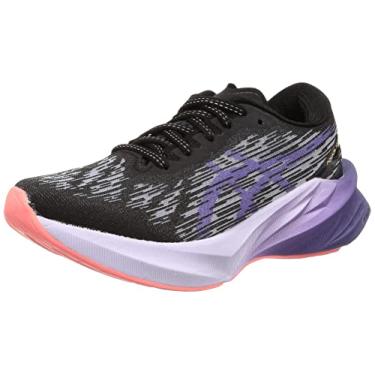 Imagem de Tênis Asics Novablast 3 Feminino - Preto/lilas - 35