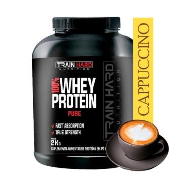 Imagem de 100% Whey Protein Pure / Capuccino - 2Kg - Train Hard Nutrition