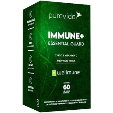 Imagem de IMMUNE + ESSENTIAL GUARD 60 CAPSULAS PURAVIDA-Unissex