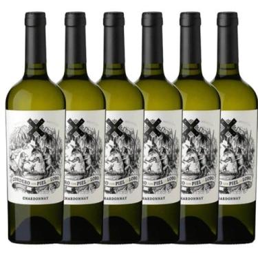 Imagem de Vinho Argentino Cordero Con Piel de Lobo chardonnay - kit com 6 garrafas