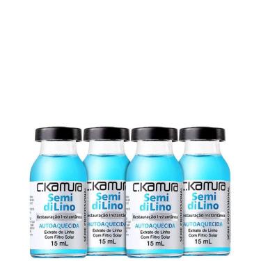 Imagem de C.Kamura Semi di Lino Restauração Instantânea -Ampola 4x15ml