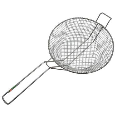 Imagem de Cesto Para Fritura Fritadeira Peneira Reforçado N° 26 Cm