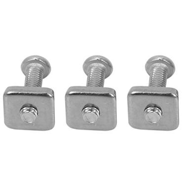 Imagem de VGEBY Parafusos de barbatana para prancha de surf e prancha de remo 3 peças cauda longboard parafuso único com acessórios de substituição de placa (M5*19MM) esportes radicais
