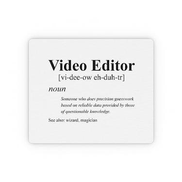 Imagem de Criação de conteúdo de filmagem humorística para filmagem hilária entusiasta de videografia homens mulheres mouse pad retangular 20 x 19 cm / retângulo