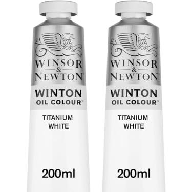 Imagem de Tinta Óleo Winton 200ml Winsor & Newton Titanium White 2 Unidades, 8.5 x 11 Polegadas, 1490689
