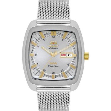 Imagem de Relógio ORIENT masculino automático prata dourado F49SS030A S1SX