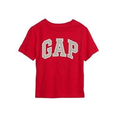 Imagem de GAP Baby Boys Short Sleeve Logo T-Shirt T Shirt, Red Wagon, 6-12 Months US