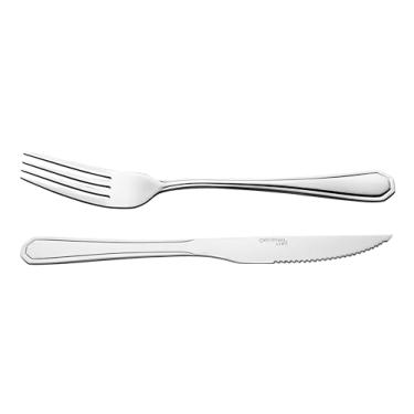 Imagem de ORIGINAL LINE - Jogo Garfo Faca Inox 12 Peças Bar/restaurante Bufffet