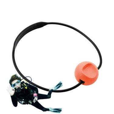 Imagem de Shakven Tanque de mergulho autônomo Banger,Tanque Banger - Dispositivo de sinal subaquático portát elástico para mergulhadores Noise Maker | Bola de aldrava de cilindro de mergulho com som alto,