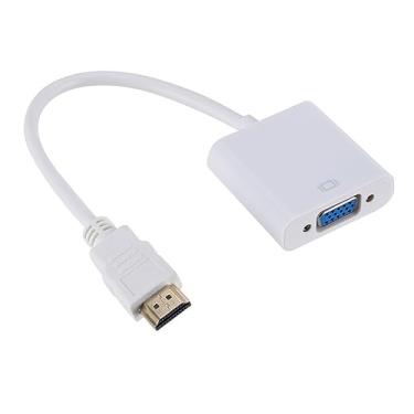 Imagem de 1080P HDMI-compatible To Adapter Digital To Analog Converter Cable Fit Compatible Xbx P-S/4 PC TV Box To Projector Displayer HDTV (Color : White, Size : 0.5m)