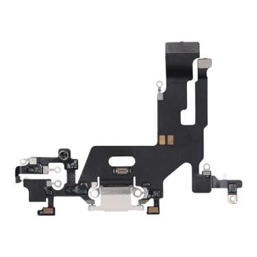 Imagem de Risidamoy Conector Dock Substituição da Porta de Carregamento para iPhone 11 Conector de Fone de Ouvido de Reparo Cabo Flexível Cabo Fixo Carregamento USB Microfone Antena Montagem para iPhone11