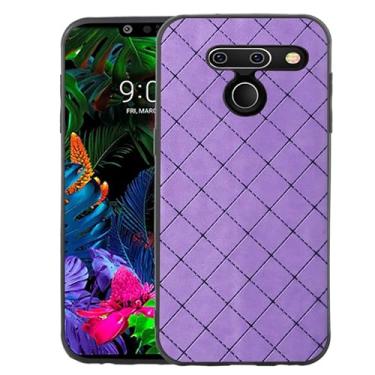 Imagem de Asuwish Capa de telefone para LG G8 ThinQ Slim Soft Rubber Case, Resistente a Choques Robusta Leve Flexível Antiderrapante Slim Fit Capa protetora de borracha para celular para LGG8ThinQ LGG8 Thin Q G