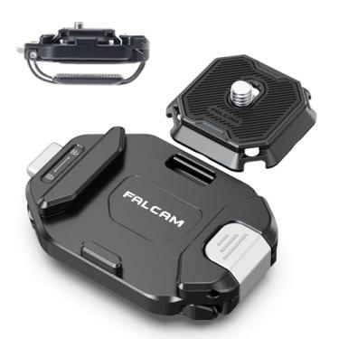 Imagem de ULANZI F38 Kit de liberação rápida com clipe de alça de mochila para câmera V2, placa QR, suporte de tripé de câmera