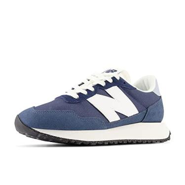 Imagem de New Balance Tênis feminino 237 V1, Azul-marinho/vintage índigo/branco, 11.5