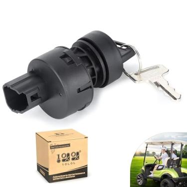 Imagem de 10L0L Conjunto de interruptor de chave para Yamaha G22, G29 Drive, Drive 2 Carrinho de golfe elétrico e a gás, substitui OEM: JW1-H2510-00, JU2-H2510-20, JU2-H2510-10