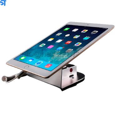 Imagem de Suporte Com Trava De Segurança E Alarme Para Tablet Tipo C Para Vitrine De Loja
