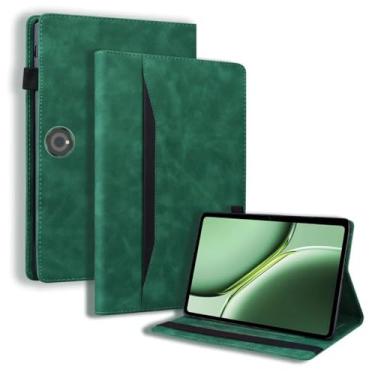 Imagem de Capa para OnePlus Pad Pro 2024 de 12,1 polegadas, estilo empresarial, capa flip para tablet Funda OnePlus Pad 2 12 1 (verde, para OnePlus Pad 2)