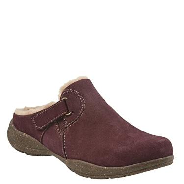 Imagem de Clarks Tamanco feminino Roseville, Camur a vinho, 6 Wide