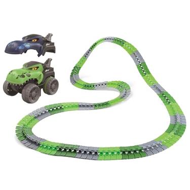 Imagem de Zoop Toys Pista de Corrida Radical Dino Flex Carrinho Verde