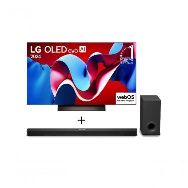 Imagem de Combo TV LG oled 65 2024 + Soundbar LG S90TY