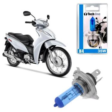 Imagem de Lâmpada Para HONDA BIZ Super Branca H4 35w Efeito Xenon Tech One - BR1