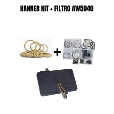 Imagem de Banner kit com filtro do câmbio automático aw5040 - TRANSNATION