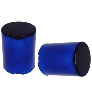 Imagem de 60 Capa De Porca Boliviana Azul Cromada Roda 32/33mm - TOP-AR