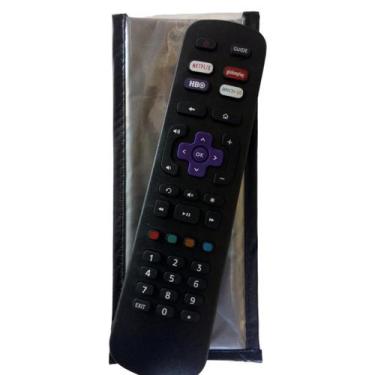Imagem de controle remoto + capa tv semp / tcl roku  Rc-Nw32266001120 
