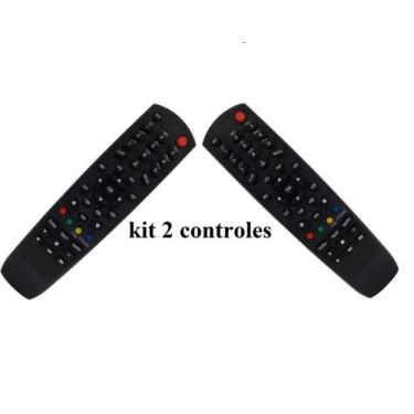 Imagem de kit 2 Controles Remoto para Receptor Tocombox PFC HD - sky