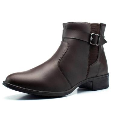 Imagem de Bota Feminina Cano Curto Feminina Botina Casual Coturno - Mr try shoes