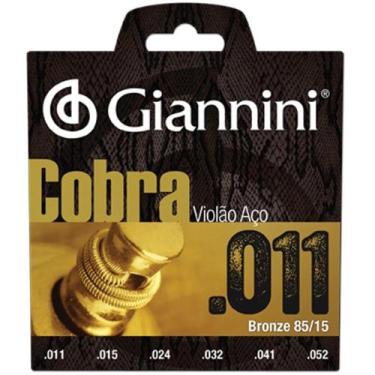 Imagem de Encordamento Violao Aco Giannini GEEFLK 011