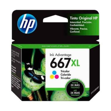 Imagem de Cartucho 667 Xl color original hp 1275/2374/2375/2376/2775/2776/6475