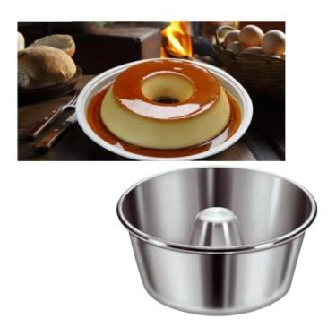 Imagem de Oferta de Forma De Aluminio Assadeira De Bolo Com Furo No Meio 20 Cm -