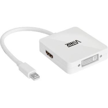 Imagem de Adaptador 3 em 1 Mini Displayport para DVI/HDMI/DISPLAYPORT MDP-3IN - 