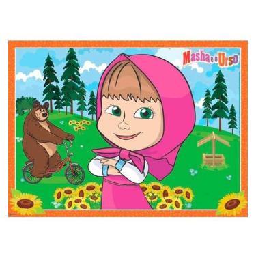 Imagem de Painel Festa Infantil em TNT da Masha Para Aniversário - Piffer