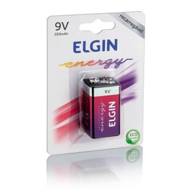 Imagem de Bateria Recarregável 9v 250 mah Elgin - Shop Lobo