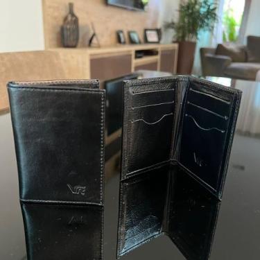 Imagem de Porta cartão VRT em couro preto