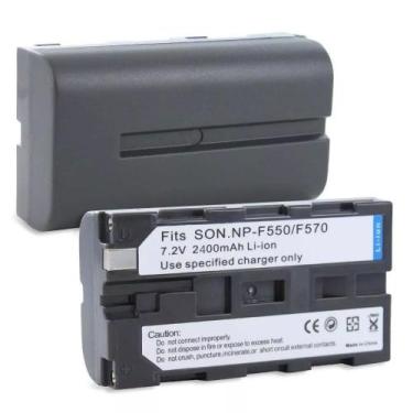 Imagem de 2 baterias Np-f550/F570 p/ Iluminador de led t - sem