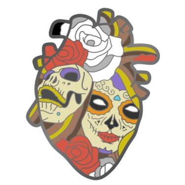 Imagem de Pin Coração Catrina - Lab Pins