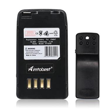 Imagem de Aimtobest Bateria Ni-MH FNB-41 FNB-47 1500mAh compatível com YAESU Vertex Radio FT50R FT-50R FT-40R FT-10R FT-50 FT-40 FT-10 VXA-100 VX-10V VX-10U FNB-42 FNB-47H FNB-V49H FNB-V4 9H